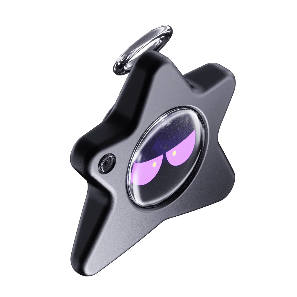 The Midnight edition of the Oneira pocket companion device shown against a dark background
